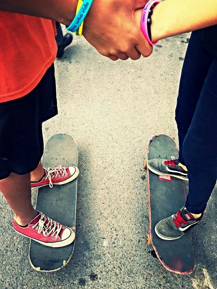 Learn how to skate - friendship